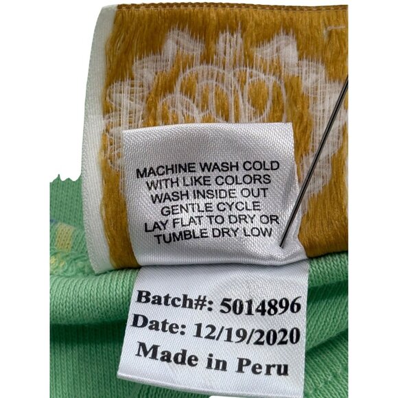 Beaufort Bonnet Girls Set of 2 Play Dresses Toddler Long Sleeve Green White 3T - Picture 10 of 10